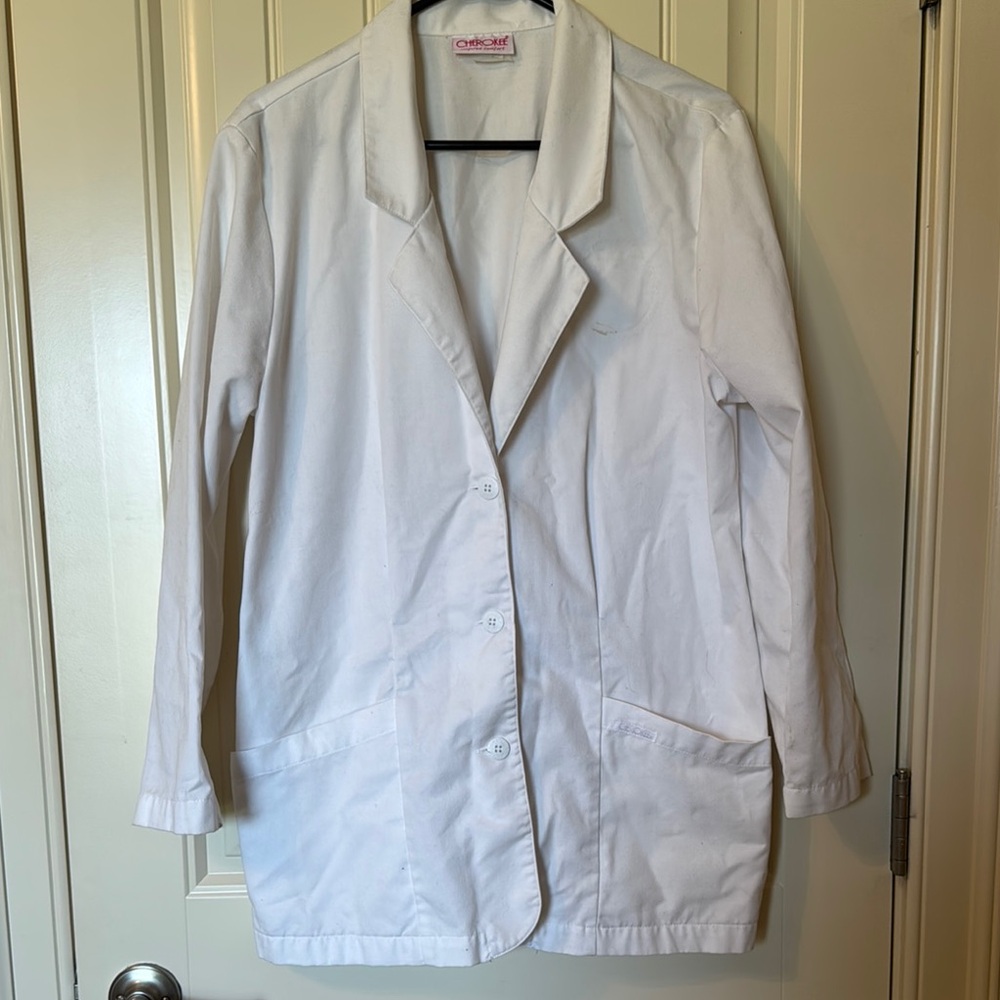 Cherokee white lab coat